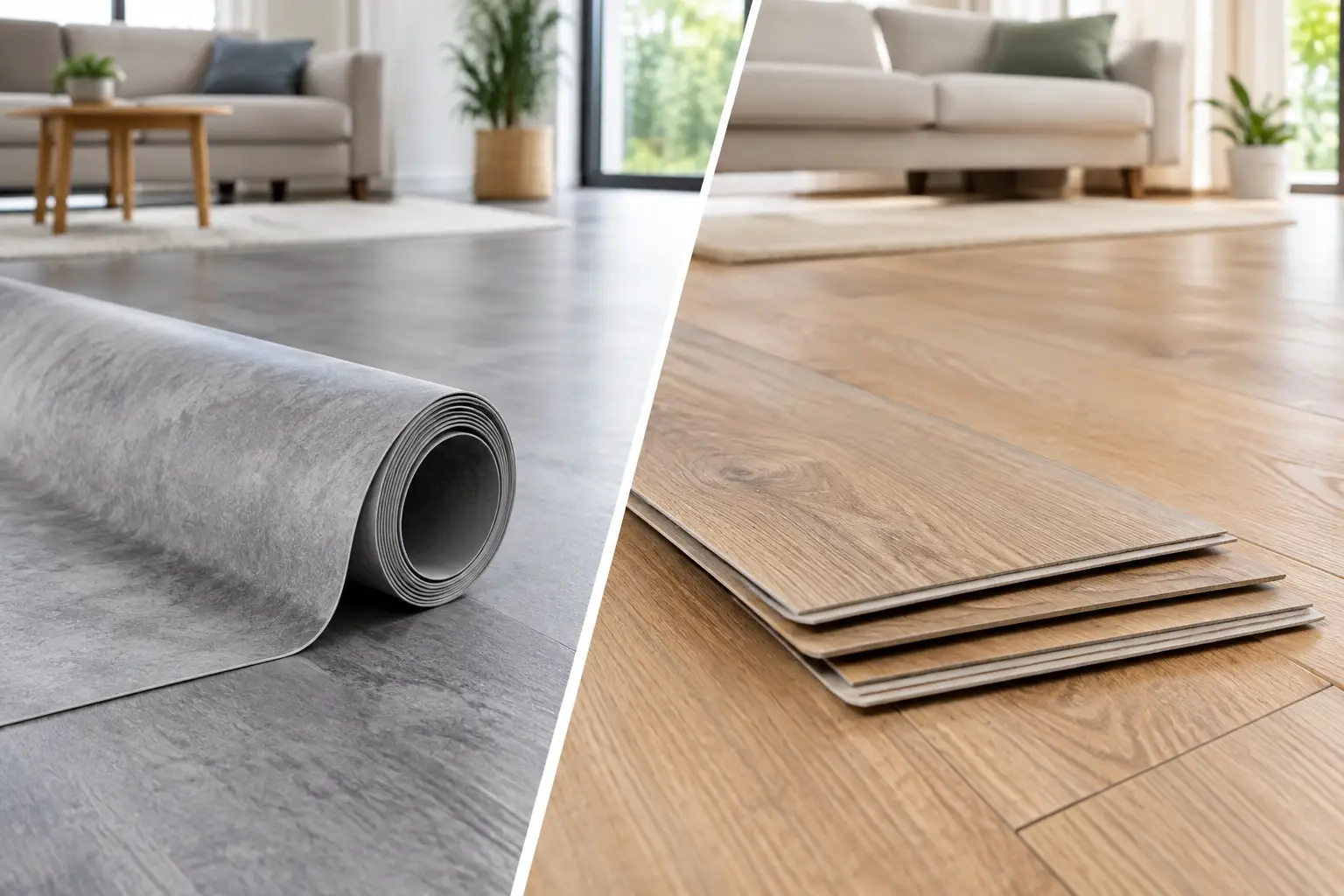 PVC versus laminaatvloer voor uw woning