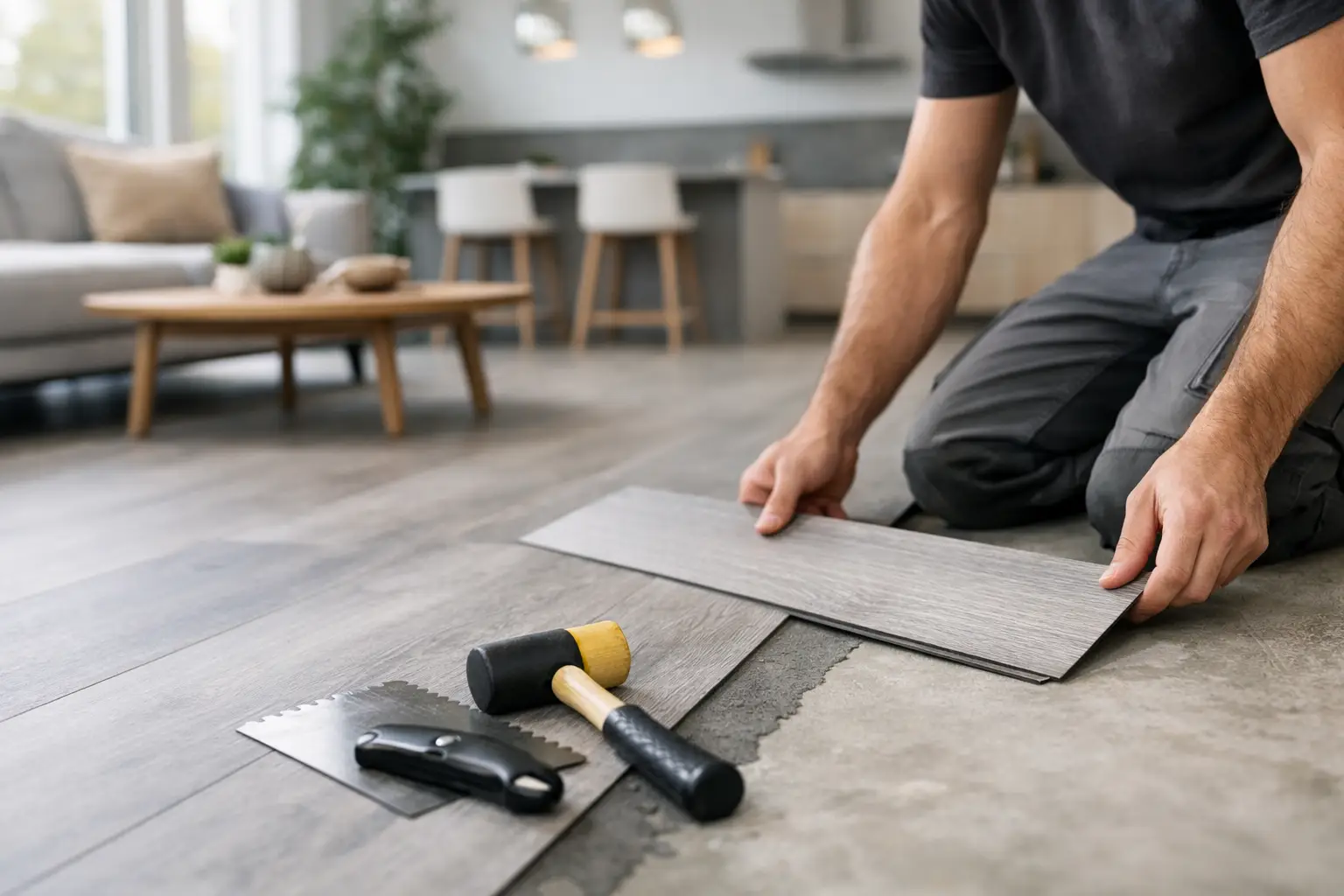 PVC vloeren kiezen voor een strak eindresultaat
